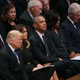 Illustration for article titled Y’all’s Triflin’-Ass President Can’t Even Sit Up Straight During a Funeral